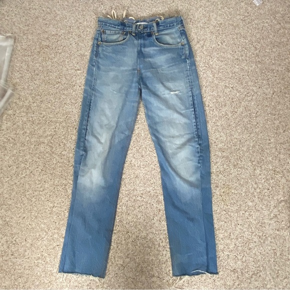 Samaria Leah reworked Levi’s custom made lace-up jeans 17007 - Picture 4 of 12